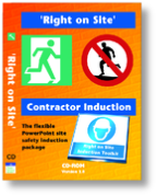 Right on site - Health and Safety induction PowerPoint for contractors in the waste and recycling industries