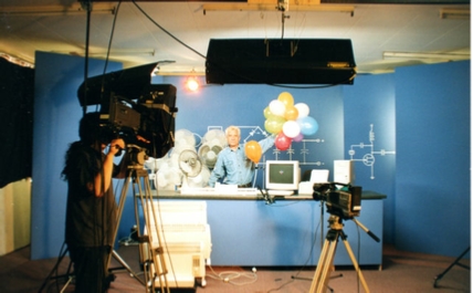 A set for an energy conservation training video
