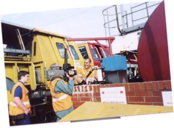 Working on the railway