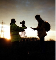 Crew at dusk