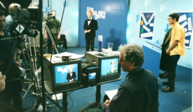 Crew in studio