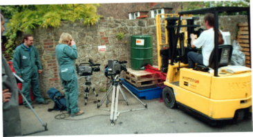 Shooting a diesel spillage