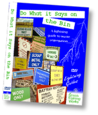 Do what it says on the bin - waste segregation training video for all the workforce 